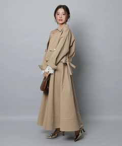 Apuweiser-riche(アプワイザー・リッシェ) |リボンショルダーデニムジャンスカ