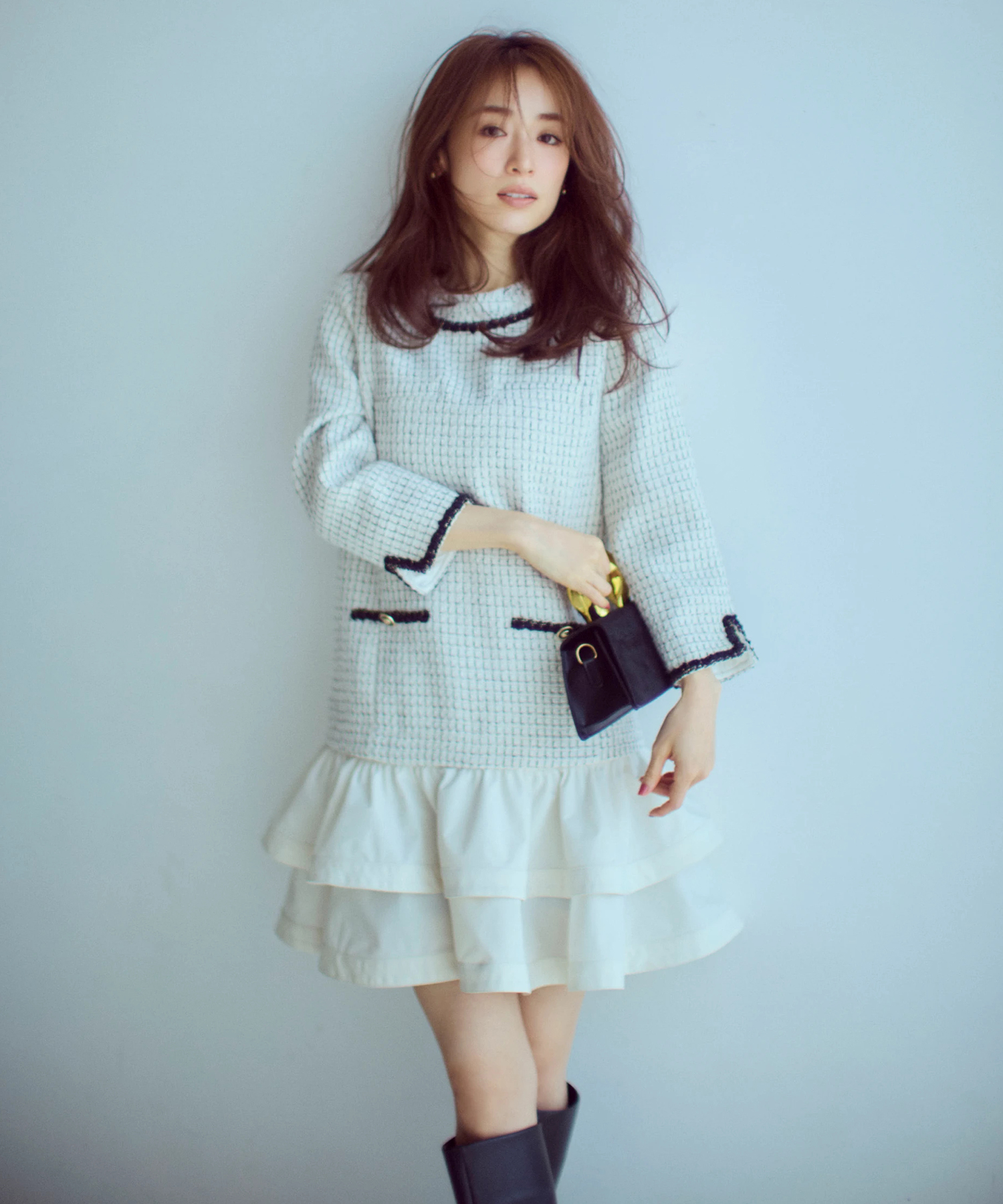 ツイードクラシカルワンピース | ワンピース | Apuweiser-riche