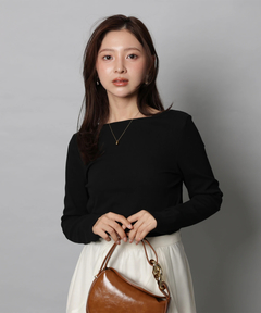 Apuweiser-riche(アプワイザー・リッシェ) |ボートネックカットソー