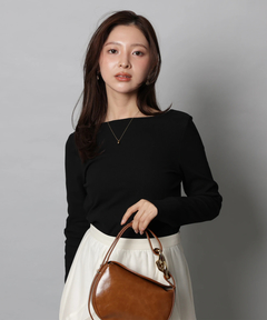 Apuweiser-riche(アプワイザー・リッシェ) |ボートネックカットソー