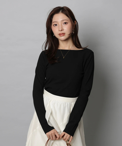 Apuweiser-riche(アプワイザー・リッシェ) |ボートネックカットソー