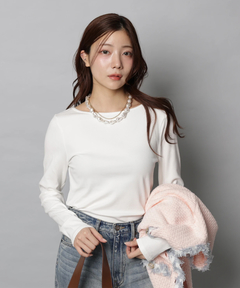 Apuweiser-riche(アプワイザー・リッシェ) |ボートネックカットソー