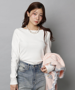 Apuweiser-riche(アプワイザー・リッシェ) |ボートネックカットソー