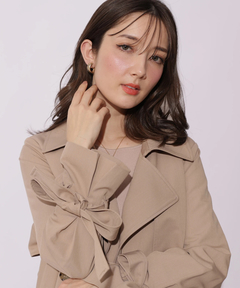 Apuweiser-riche(アプワイザー・リッシェ) |サイドプリーツトレンチコート