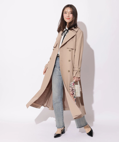 Apuweiser-riche(アプワイザー・リッシェ) |サイドプリーツトレンチコート