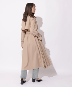 Apuweiser-riche(アプワイザー・リッシェ) |サイドプリーツトレンチコート