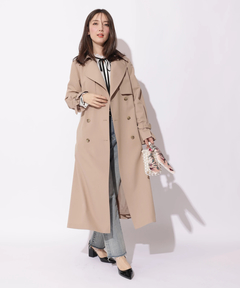 Apuweiser-riche(アプワイザー・リッシェ) |サイドプリーツトレンチコート