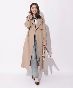 Apuweiser-riche(アプワイザー・リッシェ) |サイドプリーツトレンチコート