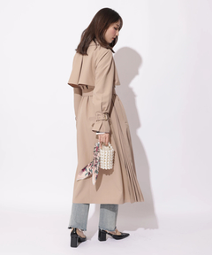Apuweiser-riche(アプワイザー・リッシェ) |サイドプリーツトレンチコート