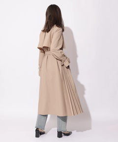 Apuweiser-riche(アプワイザー・リッシェ) |サイドプリーツトレンチコート