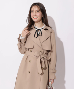 Apuweiser-riche(アプワイザー・リッシェ) |サイドプリーツトレンチコート