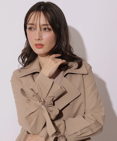 Apuweiser-riche(アプワイザー・リッシェ) |サイドプリーツトレンチコート