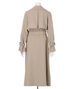 Apuweiser-riche(アプワイザー・リッシェ) |サイドプリーツトレンチコート