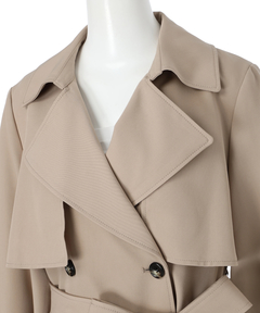 Apuweiser-riche(アプワイザー・リッシェ) |サイドプリーツトレンチコート