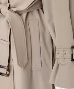 Apuweiser-riche(アプワイザー・リッシェ) |サイドプリーツトレンチコート