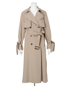 Apuweiser-riche(アプワイザー・リッシェ) |サイドプリーツトレンチコート