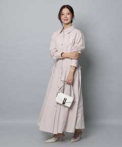 Apuweiser-riche(アプワイザー・リッシェ) |サイドレースアップシャツワンピース