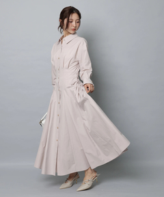 Apuweiser-riche(アプワイザー・リッシェ) |サイドレースアップシャツワンピース