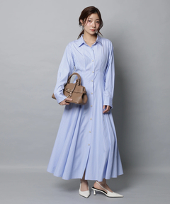 Apuweiser-riche(アプワイザー・リッシェ) |サイドレースアップシャツワンピース