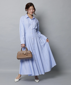 Apuweiser-riche(アプワイザー・リッシェ) |サイドレースアップシャツワンピース