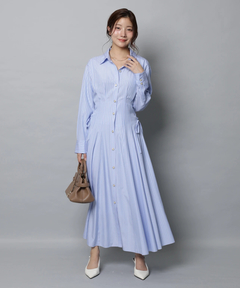 Apuweiser-riche(アプワイザー・リッシェ) |サイドレースアップシャツワンピース