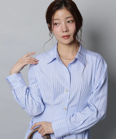 Apuweiser-riche(アプワイザー・リッシェ) |サイドレースアップシャツワンピース