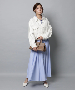 Apuweiser-riche(アプワイザー・リッシェ) |サイドレースアップシャツワンピース