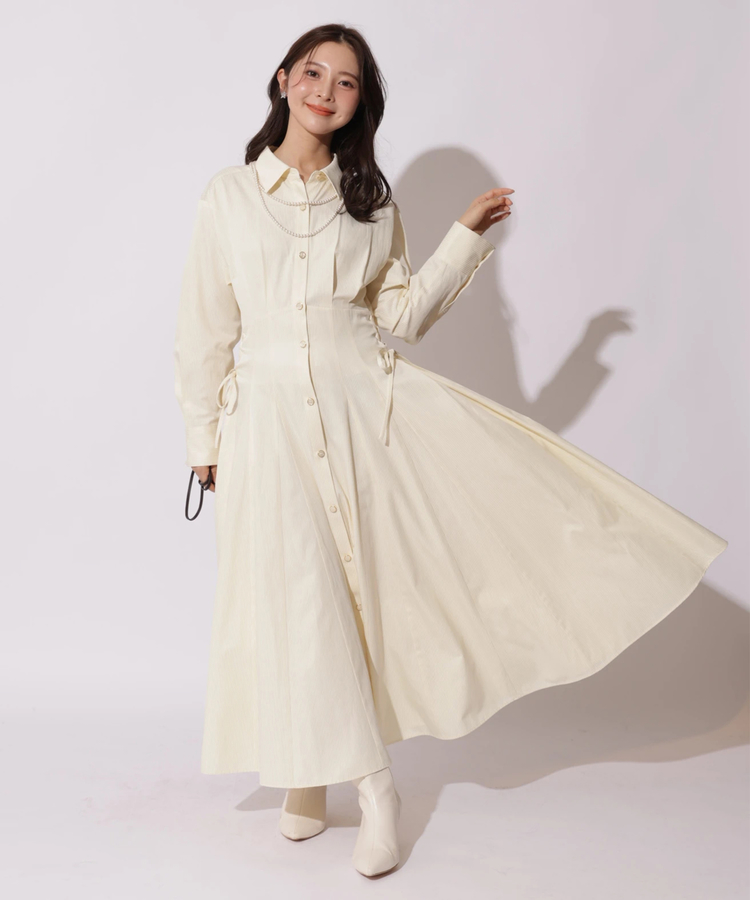 ジャスグリッティーアイビープリントワンピース　アプワイザーリッシエ スタッフコーディネート】《店舗限定》アイビーフラワープリント