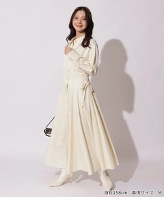 Apuweiser-riche(アプワイザー・リッシェ) |サイドレースアップシャツワンピース