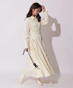 Apuweiser-riche(アプワイザー・リッシェ) |サイドレースアップシャツワンピース