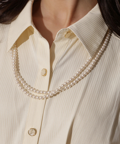 Apuweiser-riche(アプワイザー・リッシェ) |サイドレースアップシャツワンピース