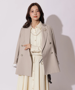 Apuweiser-riche(アプワイザー・リッシェ) |サイドレースアップシャツワンピース