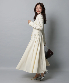 Apuweiser-riche(アプワイザー・リッシェ) |サイドレースアップシャツワンピース