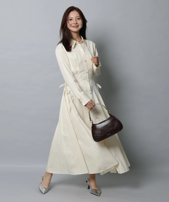 Apuweiser-riche(アプワイザー・リッシェ) |サイドレースアップシャツワンピース