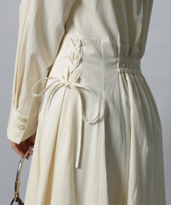 Apuweiser-riche(アプワイザー・リッシェ) |サイドレースアップシャツワンピース