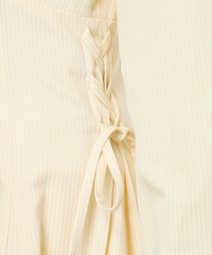 Apuweiser-riche(アプワイザー・リッシェ) |サイドレースアップシャツワンピース