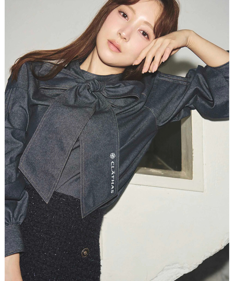 CLATHASコラボ〉ボウタイパフスリーブブラウス | シャツ・ブラウス