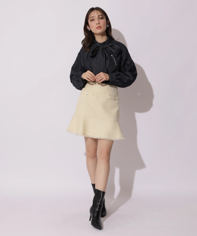 CLATHASコラボ〉ツイードミニスカート | スカート | Apuweiser-riche