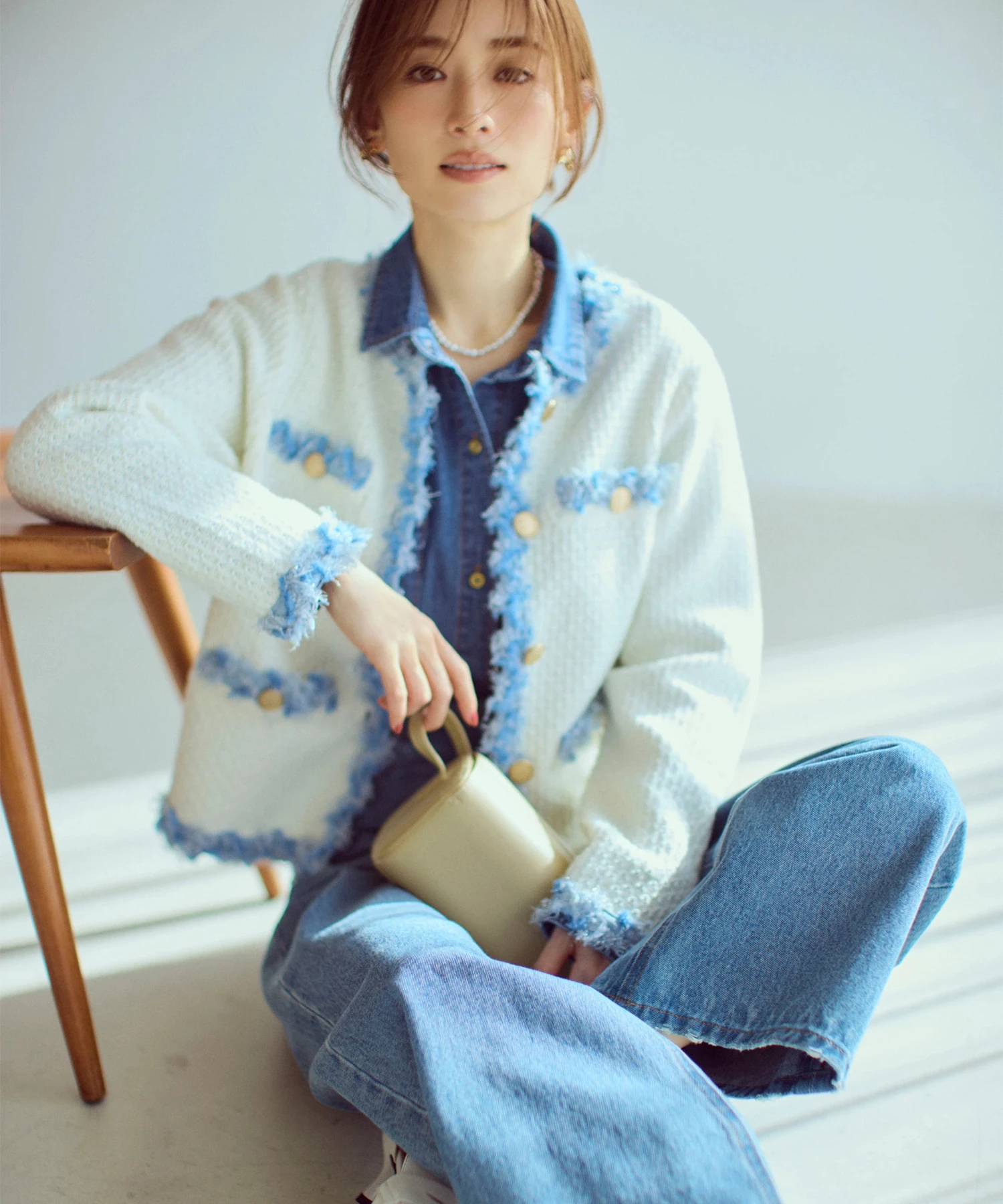 デニムシャツ | シャツ・ブラウス | Apuweiser-riche（アプワイザー