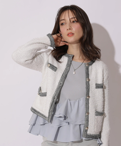 Apuweiser-riche(アプワイザー・リッシェ) |ハッピーカラーツイードジャケット