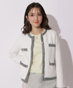 Apuweiser-riche(アプワイザー・リッシェ) |ハッピーカラーツイードジャケット