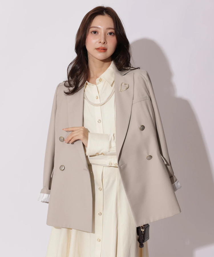 ハートブローチテーラージャケット | ジャケット | Apuweiser-riche