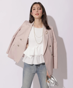 Apuweiser-riche(アプワイザー・リッシェ) |ハートブローチテーラージャケット