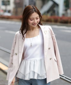 Apuweiser-riche(アプワイザー・リッシェ) |ハートブローチテーラージャケット