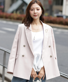 Apuweiser-riche(アプワイザー・リッシェ) |ハートブローチテーラージャケット