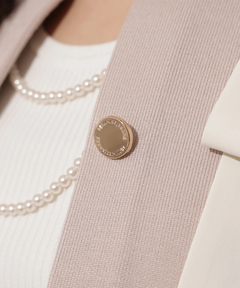 Apuweiser-riche(アプワイザー・リッシェ) |バイカラーショルダーリボンニットジャケット