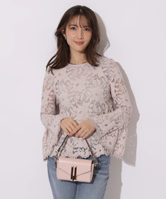 Apuweiser-riche(アプワイザー・リッシェ) |ペプラムレースブラウス