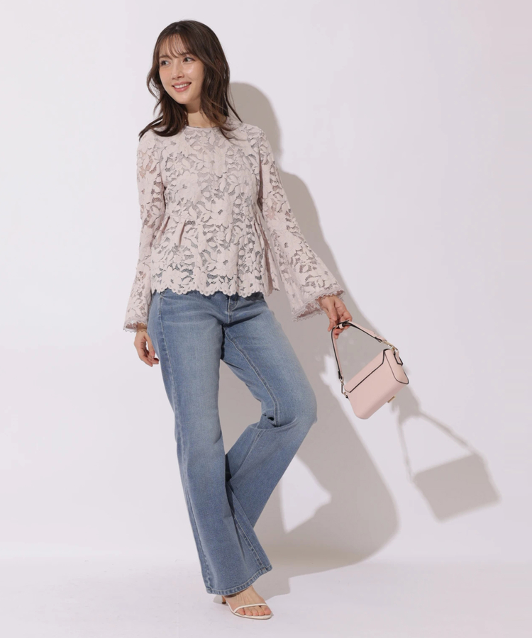 ペプラムレースブラウス | シャツ・ブラウス | Apuweiser-riche