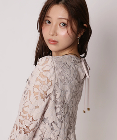 Apuweiser-riche(アプワイザー・リッシェ) |ペプラムレースブラウス