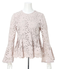 Apuweiser-riche(アプワイザー・リッシェ) |ペプラムレースブラウス